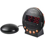 Sygonix SY-5266562 Elektronische Wecker Schwarz Fluoreszierend Zahlen (SY-5266562)