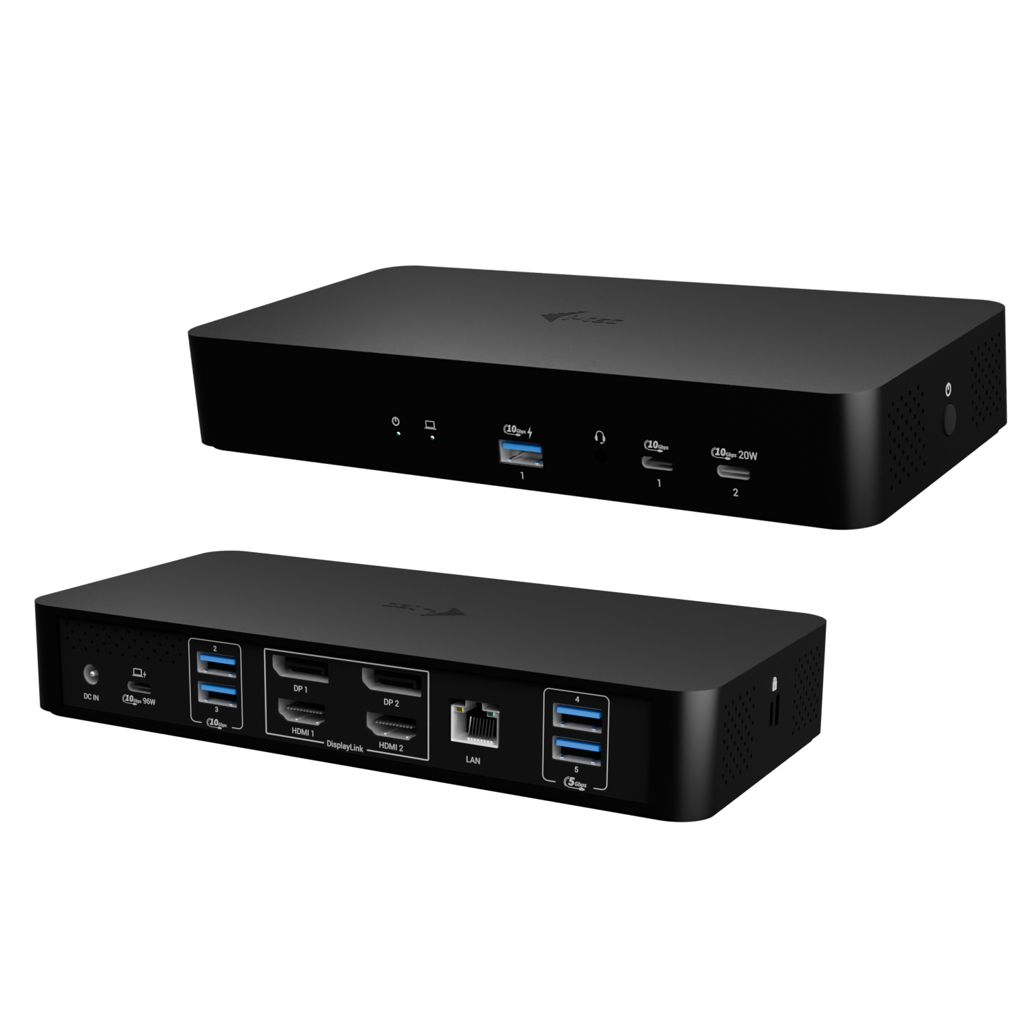 i-Tec CAINTGDUAL4KDOCPD Dockingstation USB-C Thunderbolt 5 2x HDMI 2x DP Schwarz