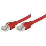 Dätwyler Patchkabel S/UTP, Cat 5e, rot, 0,5 m hochflexibel, mit Hirosesteckern TM11 (71900R)