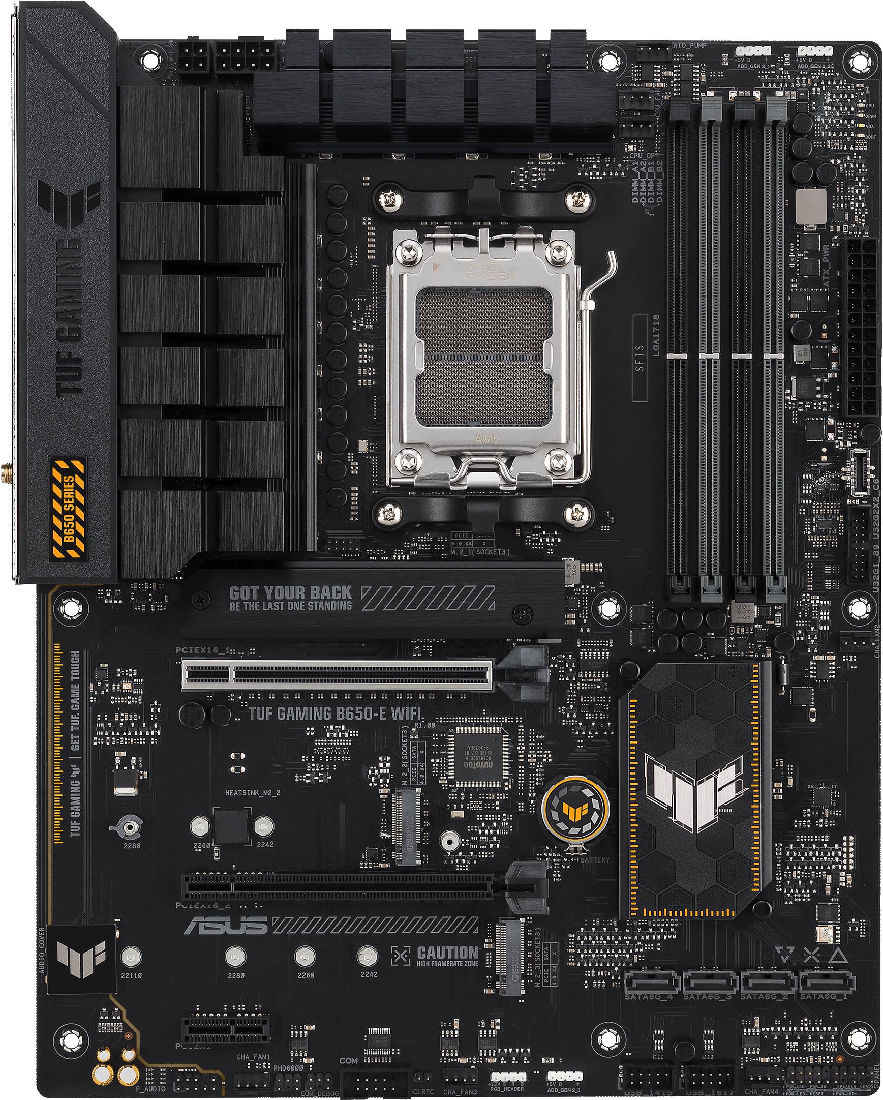 ASUS TUF GAMING B650-E WIFI AMD B650 Sockel AM5 ATX (90MB1GT0-M0EAY0)