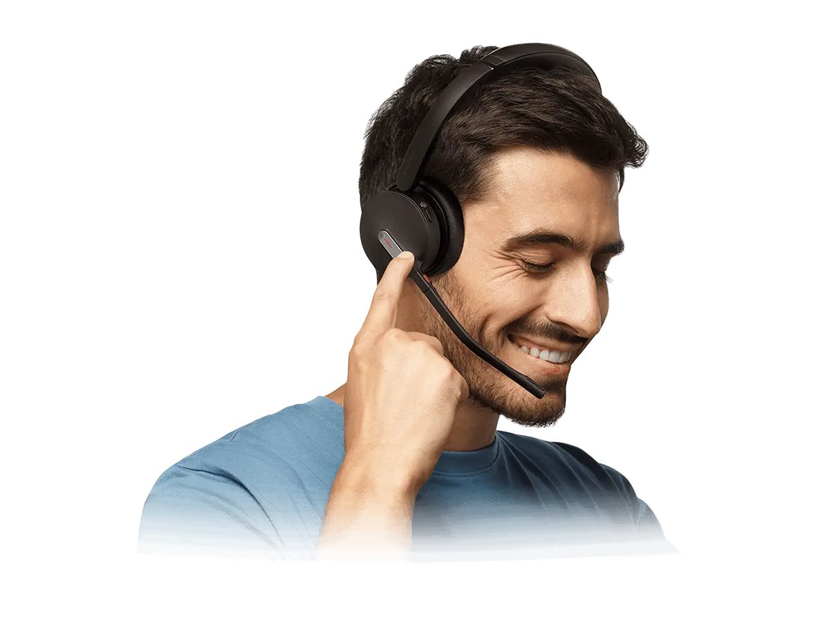Yealink BH70 Dual Teams On-Ear Headset Bluetooth Schwarz