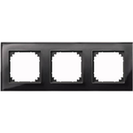 Merten 489303 Wandplatte/Schalterabdeckung Schwarz (489303)