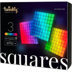 Twinkly Squares Verläng.3 RGB 46 pixel für Innen IP20 0.2x0.2M (TWQ064STW-03-BAD)