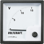 Voltcraft AM-72x72/15V Analog-Einbaumessgerät AM-72x72/15V 15 V Drehspule (AM-72x72/15V)