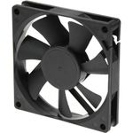 Titan Lüfter, 80 x 80 x 15 mm, mit Tachosignal, Flüssigkeits-Gleitlager 12 V DC, 40,2 mü/h, 2500 U/min, <26 dB(A) (TFD-8015M12Z)