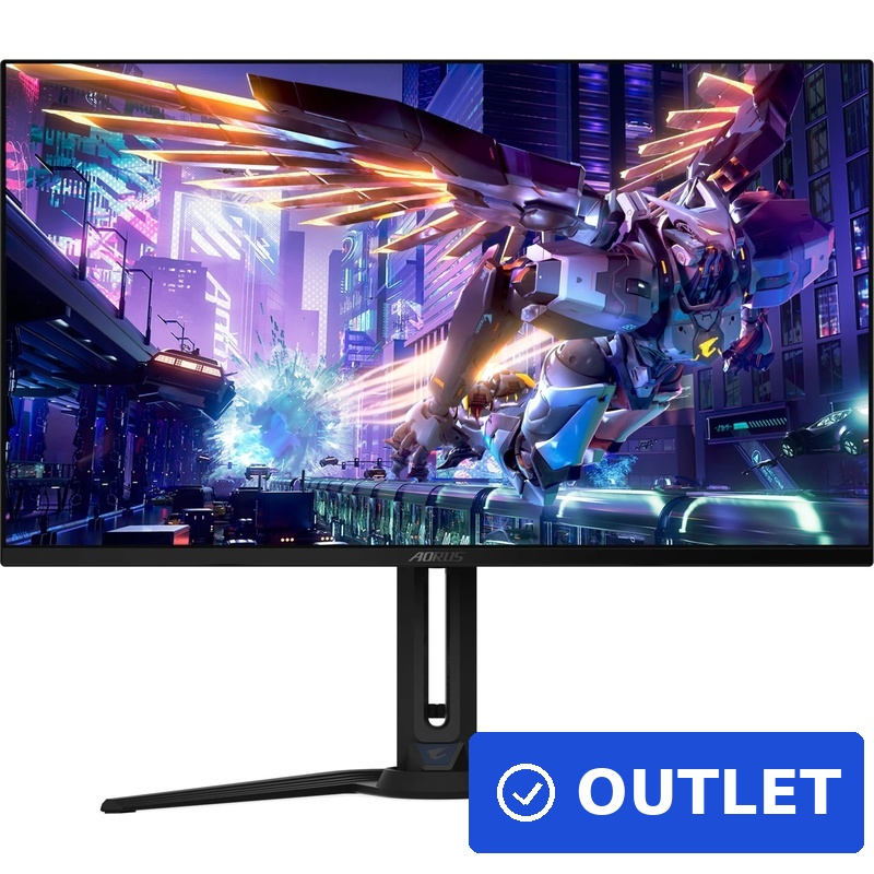 Gigabyte AORUS FO32U2P Gaming-Monitor 31,5" 4K UHD QD-OLED 240 Hz Schwarz (FO32U2P) (geöffnet)