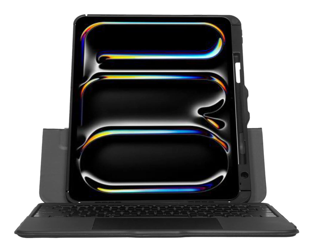 Targus Versavu THZ989UK Tastatur und Foliohülle mit Trackpad für Apple 13" iPad Pro Schwarz