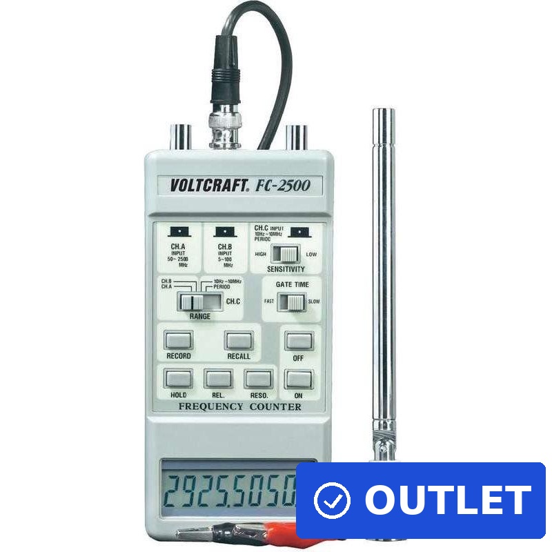 Voltcraft FC-2500 Frequenzzähler, 50 MHz (FC-2500)