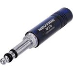 Neutrik Klinken-Steckverbinder 6.35 mm Stecker, gerade Polzahl: 3 Stereo Schwarz NP3TB-B 1 St. (NP3TB-B)