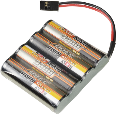 Reely Modellbau-Empfängerakku (NiMh) 4.8 V 2300 mAh Zellen-Zahl: 4 Mignon (AA) Side-by-Side Futaba-Buchse (RE-7863552)