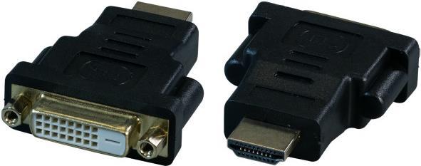 EFB-Elektronik HDMI+-DVI Adapter, HDMI+-A auf DVI-D 24+1, St.-Bu., schwarz Hersteller: EFB Elektronik (EB470V2)