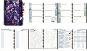 Häfft Schülerkalender Planer Premium "Dark Bloom", 2026/2027 (11099-0)