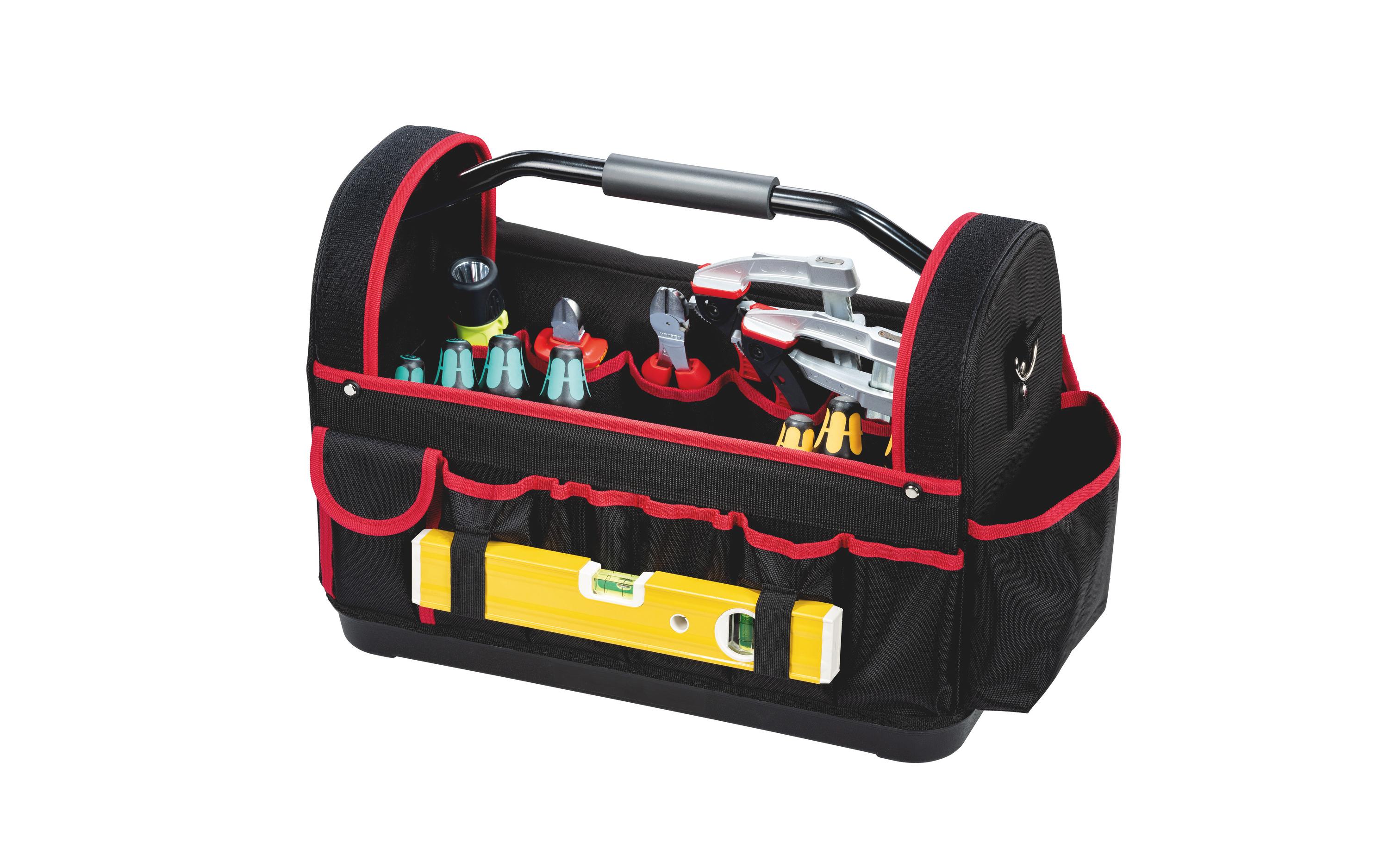 PARAT BASIC Softbag L Universal Werkzeugtasche Schwarz/Rot