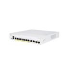 Cisco Business 250 Series CBS250-8FP-E-2G - Switch - L3 - Smart - 8 x 10/100/1000 (PoE+) + 2 x Kombi-SFP - an Rack montierbar - PoE+ (120 W)