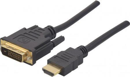 EXERTIS CONNECT HDMI an DVI-D Kabel, HDMI Stück / DVI-D Stück, 1,0 m (127871)