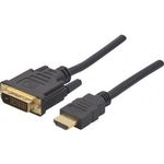 CUC Exertis Connect 127871 Videokabel-Adapter 1 m HDMI DVI-D Schwarz (127871)