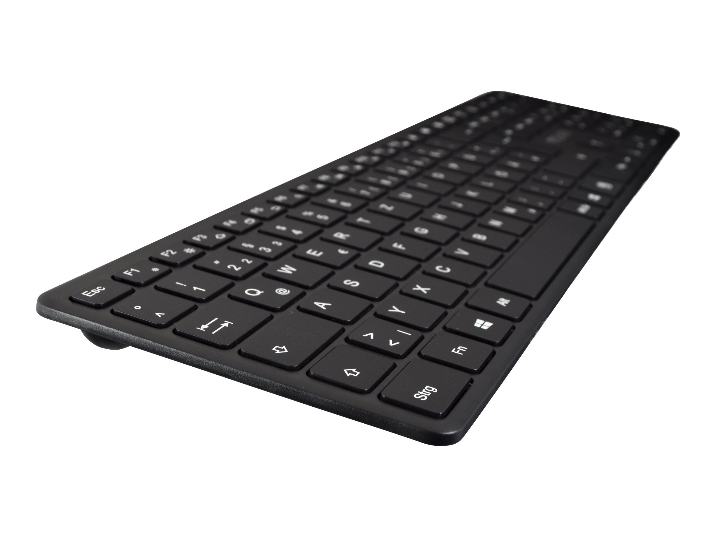 V7 KW550DEBT Kabellose Tastatur Bluetooth 2.4 GHz QWERTZ Deutsch Schwarz