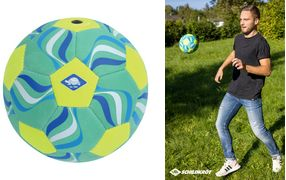 SCHILDKRÖT Neopren Fußball Mini-Beachsoccer, Größe 2 Fußball, weiche textile Oberfläche, salzwasserfest, - 1 Stück (970344)