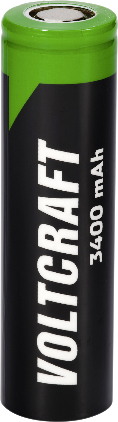 Voltcraft VC-18650 Spezial-Akku 18650 Flat-Top Lithium 3.6 V 3400 mAh (VC-16621020)