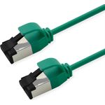 ROLINE S/FTP Patchkabel Kat.8.1, Slim, PoE, gruen, 1,5m (21.15.3434)