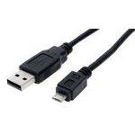 S-Conn 1m USB 2.0 A - MicroUSB 2.0 B USB Kabel USB A Micro-USB B Schwarz (CO77181)