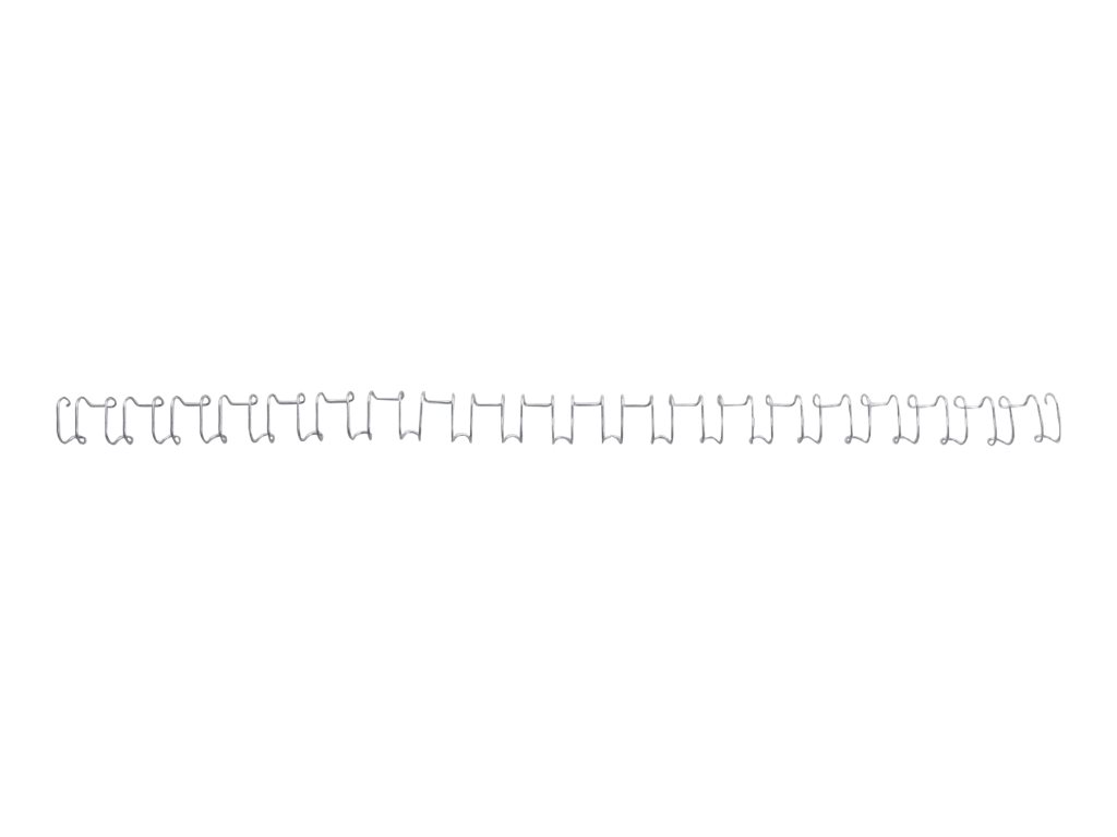 GBC MultiBind WireBind Drahtbinderücken 6 mm 21 Ringe A4 Silber