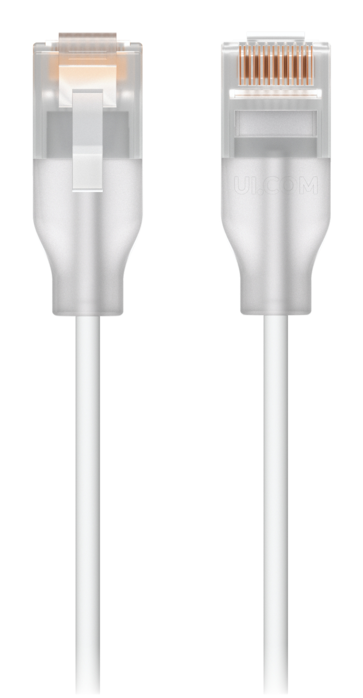 Ubiquiti UniFi Patch-Kabel CAT 6 RJ-45 1 m Nano-dünn Weiß
