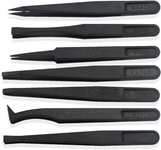 MicroSpareparts Mobile 17,80cm (7") 1 Black Plastic Tweezers (MSPP70476)