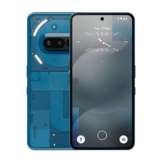 Nothing Phone (3a) 17,2 cm (6.77") Dual-SIM Android 15 5G USB Typ-C 12 GB 256 GB 5000 mAh Blau (A10400153)