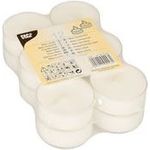 PAPSTAR Teelichter Maxi, Durchmesser: 57 mm, weiß Höhe: 26 mm, Brenndauer: ca. 8 Stunden, in transparenter - 1 Stück (85203)