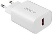 Lindy 18W USB Typ A Charger Schnelles Laden über ein USB Typ A-Kabel (73412)