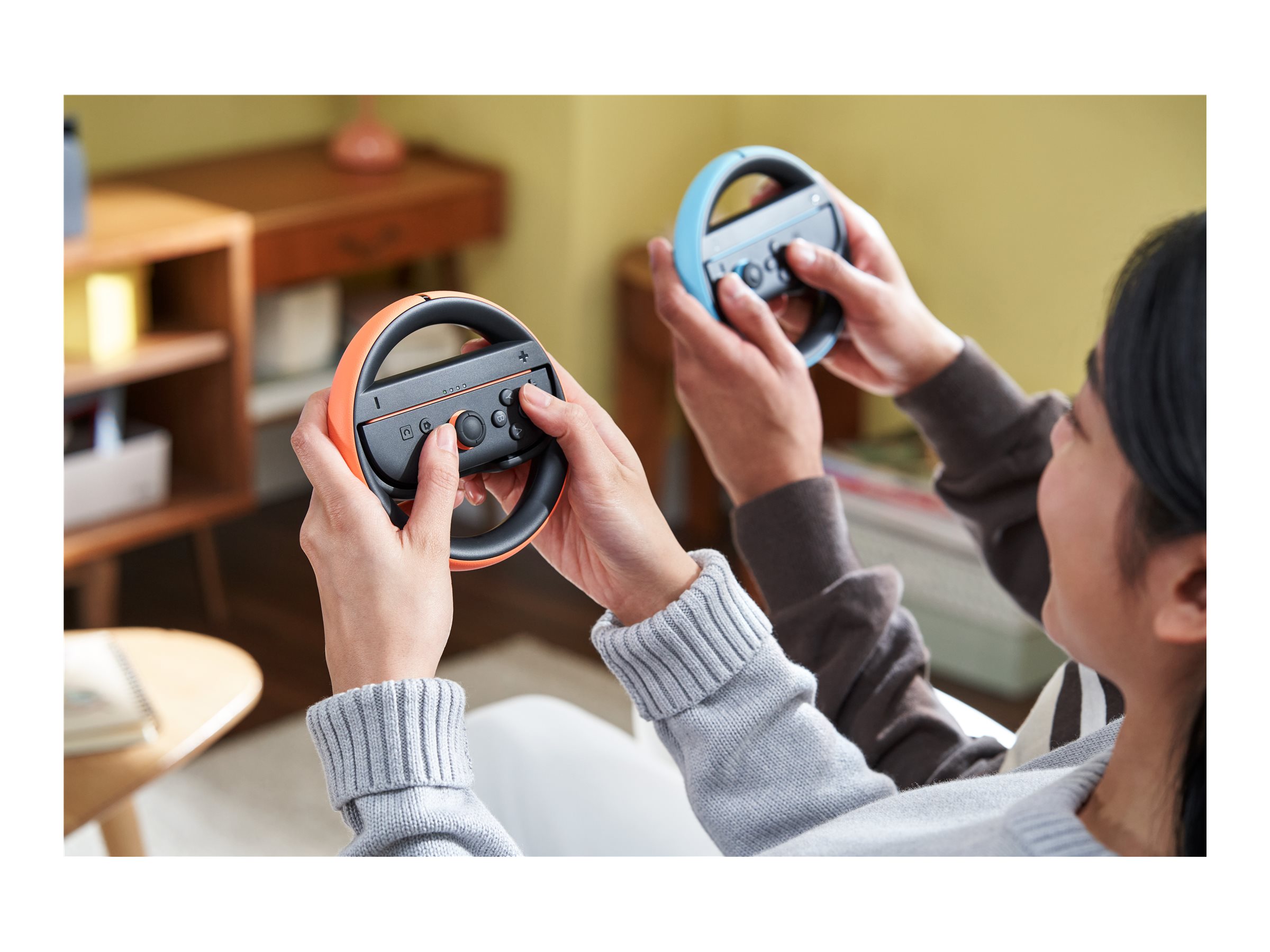 Nintendo Joy-Con 2 Lenkrad-Paar Switch 2 Kabellos Blau, Rot