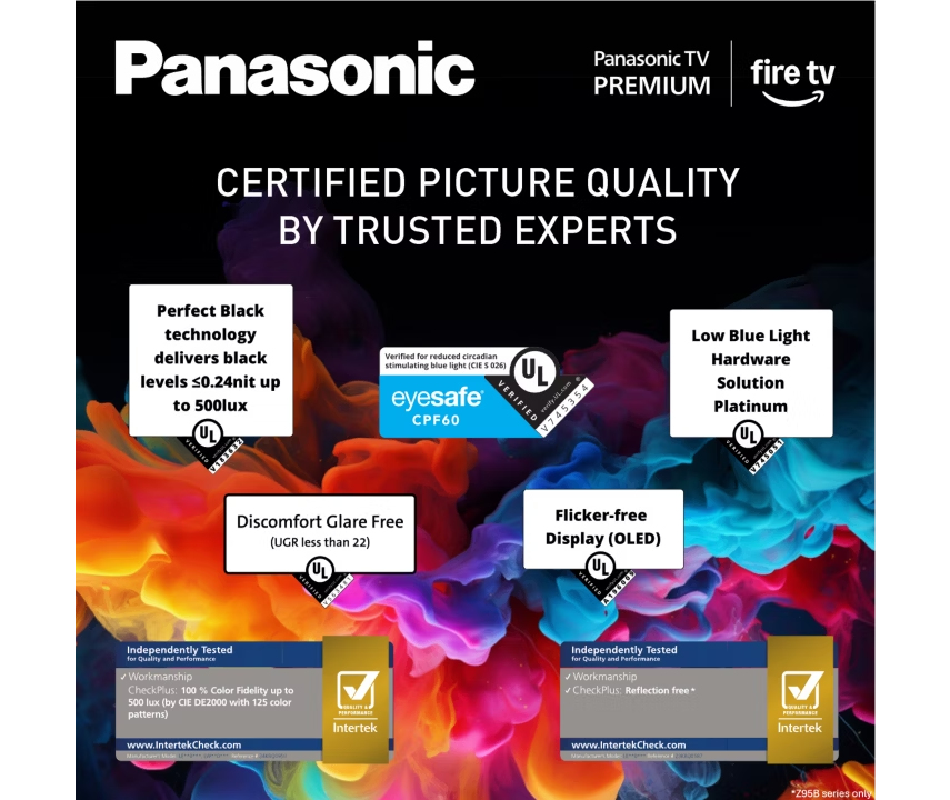 Panasonic TV-65Z80BEZ Z80B Series 65" OLED 4K Smart TV Schwarz