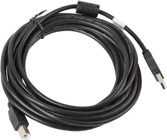Lanberg CA-USBA-11CC-0050-BK USB Kabel 5 m 2.0 USB B Schwarz (CA-USBA-11CC-0050-BK)