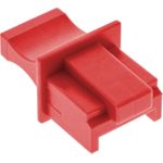 InLine® Staubschutz, für RJ45 Buchse, rot, 100er Pack (59942K)