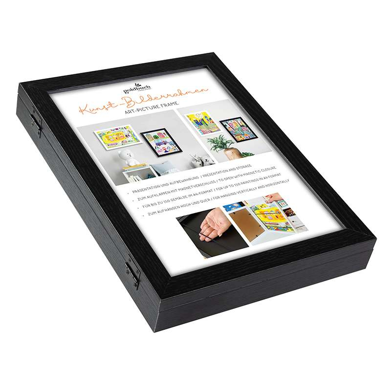 Goldbuch Bilderrahmen 92 0165 DIN A4 Magnetverschluss Schwarz