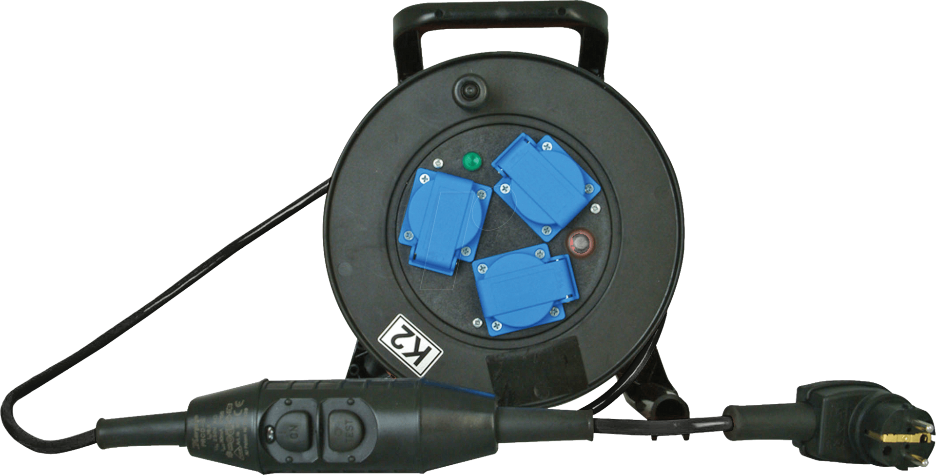 PRCD-S Kabeltrommel, 16A, 30mA, IP44, mit 15m Leitung (144815001)