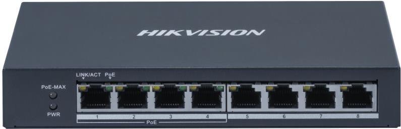 Hikvision DS-3E0508P-O Netzwerk-Switch Managed Gigabit Ethernet (10/100/1000) Power over Ethernet (PoE) Grau (DS-3E0508P-O)