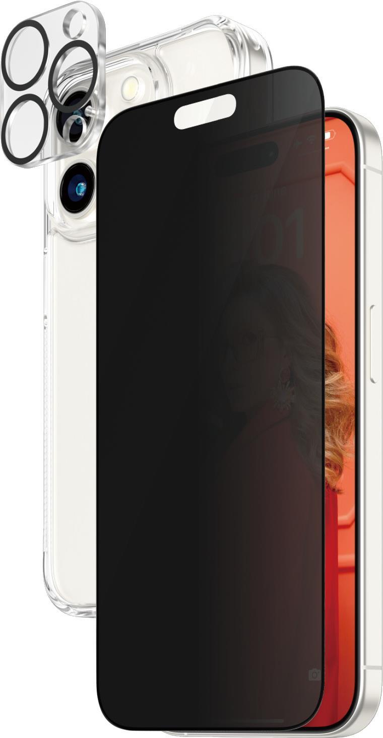 PanzerGlass ™ Privacy 3-in-1 Set iPhone 15 Pro (B1173+P2810)