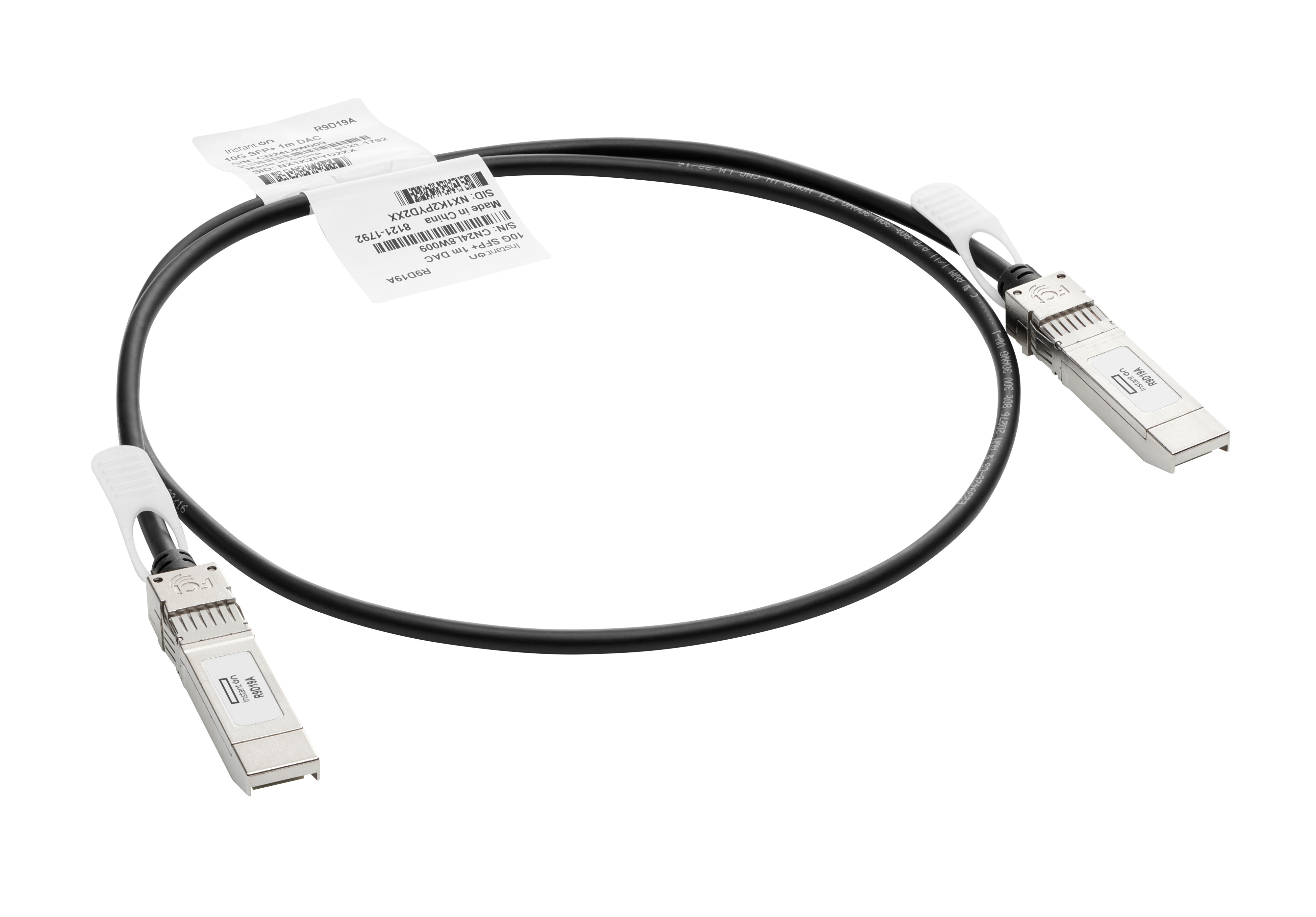 HPE Networking Instant On R9D19A 10GBase Direktanschlusskabel 1 m SFP+ Orange