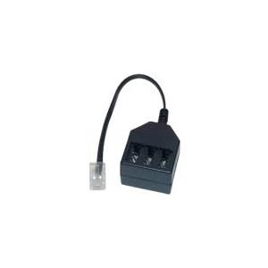 UAE-Adapter RJ45 8/4 auf TAE-Kupplung NFF m. Verlänger. 0,2m (TC 71018-2)