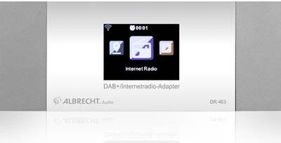 Internet Radio-Adapter DR 463 Bluetooth DAB+ DLNA Internetradio (27463)