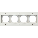 GIRA TX_44. Produktfarbe: Weiß, Material: Thermoplast, Design: konventionell. Breite: 110 mm, Höhe: 300 mm, Dicke: 1,63 cm (021466)