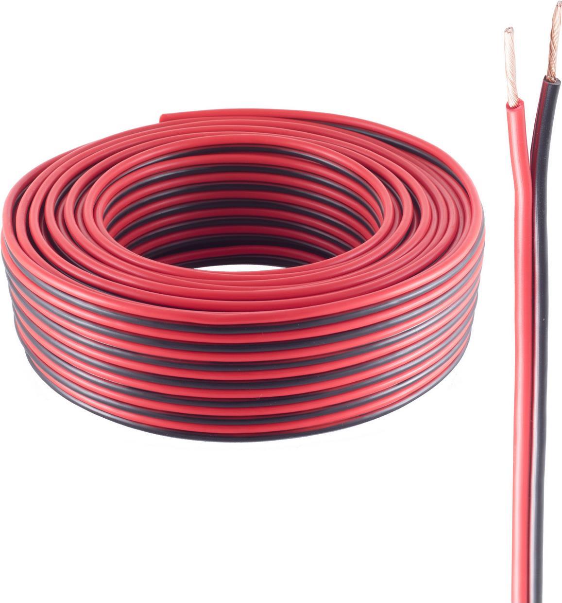 SHIVERPEAKS BS06-15505 Audio-Kabel 50 m Schwarz - Rot (BS06-15505)