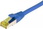 Patchkabel RJ45, CAT6A 500Mhz, 1,0m, blau, S-STP(S/FTP), TPE/LSZH(Ultraflex), AWG26, mitCat.7 Rohkabel, Synergy 21 (S217645)