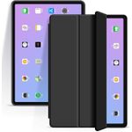 eSTUFF DENVER Folio Case iPad Air 11 2024. Black PU leather front (ES68203100-BULK)