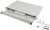 Lanberg 19" 1U FIBER PATCH PANEL 24XSC DUPLEX 24XLC QUAD G (FOP1-24SD-LQS)
