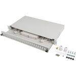 Lanberg 19" 1U FIBER PATCH PANEL 24XSC DUPLEX 24XLC QUAD G (FOP1-24SD-LQS)