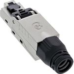 InLine 76204B Drahtverbinder RJ-45 Schwarz - Edelstahl (76204B)