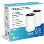 TP-Link Deco XE75 Tri-Band (2,4 GHz/5 GHz/6 GHz) Wi-Fi 6E (802.11ax) Weiß 3 Intern (Deco XE75(2-pack))